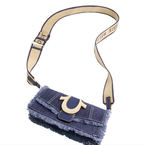 NEW True Religion Denim Crossbody Handbag - Picture 4 of 5